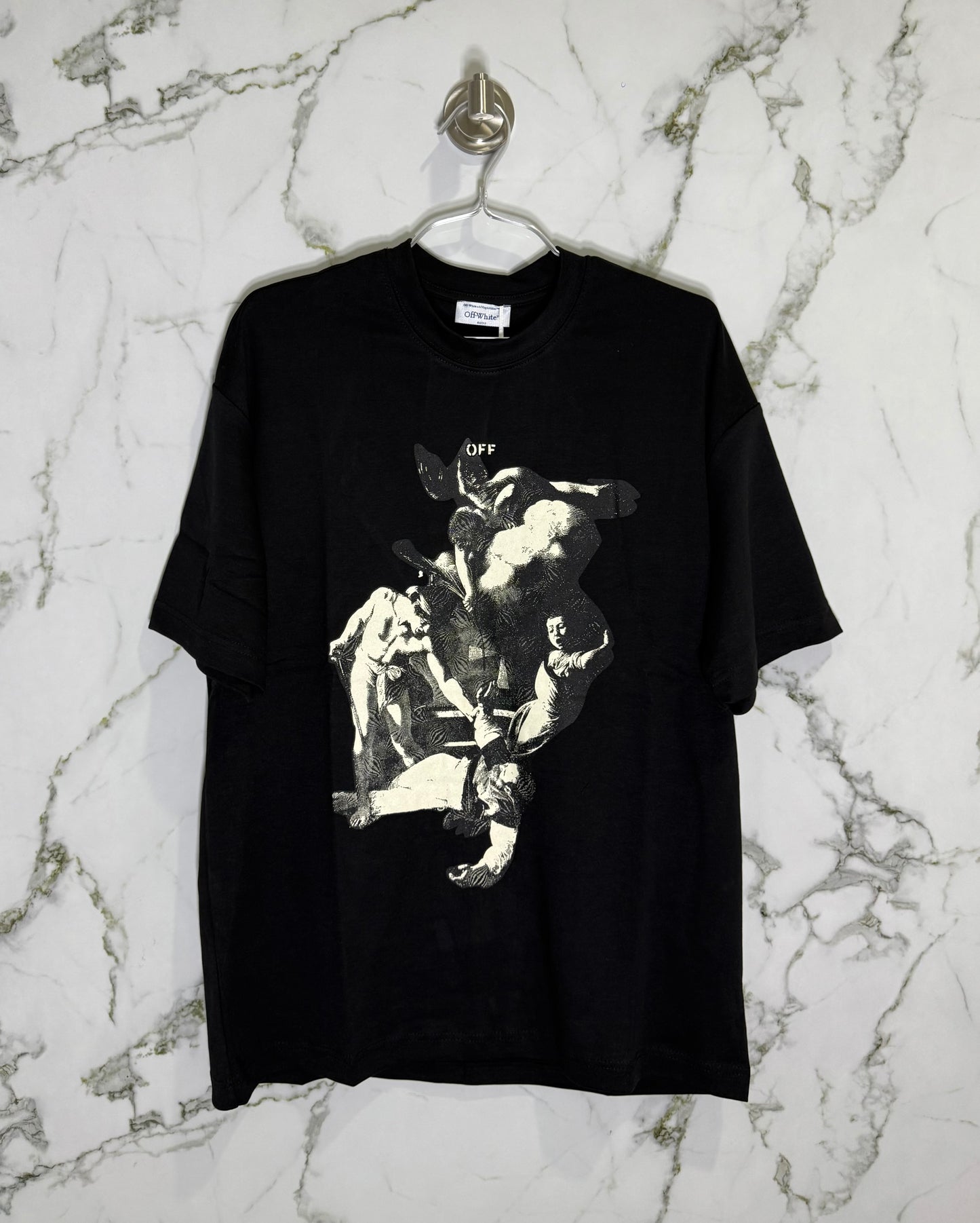 Off-White 100% Algodon Negro