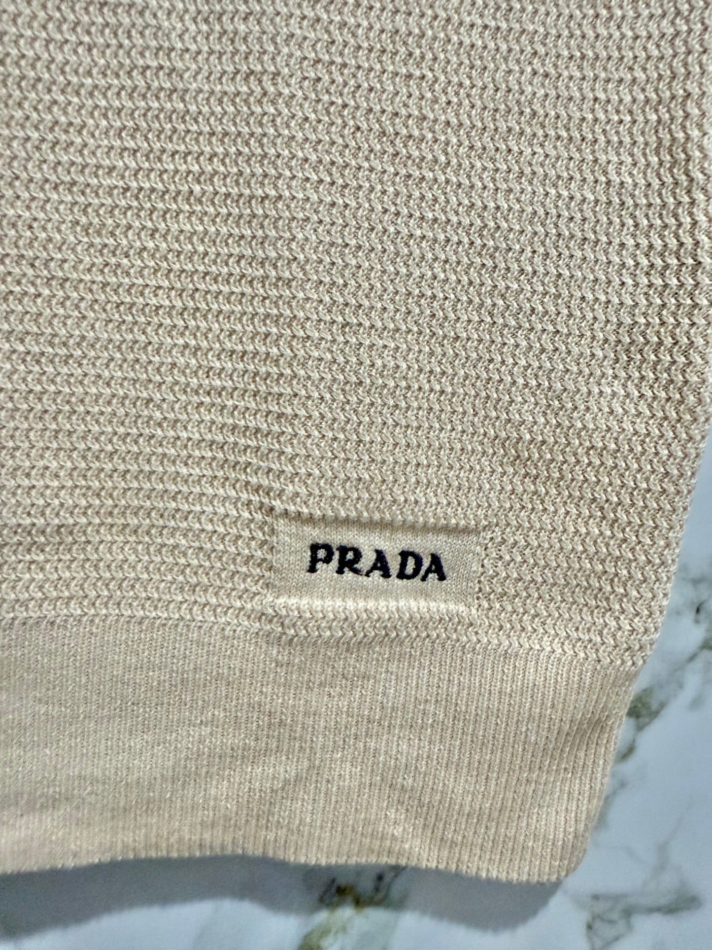 PRADA Polo Calidad Alta Beige