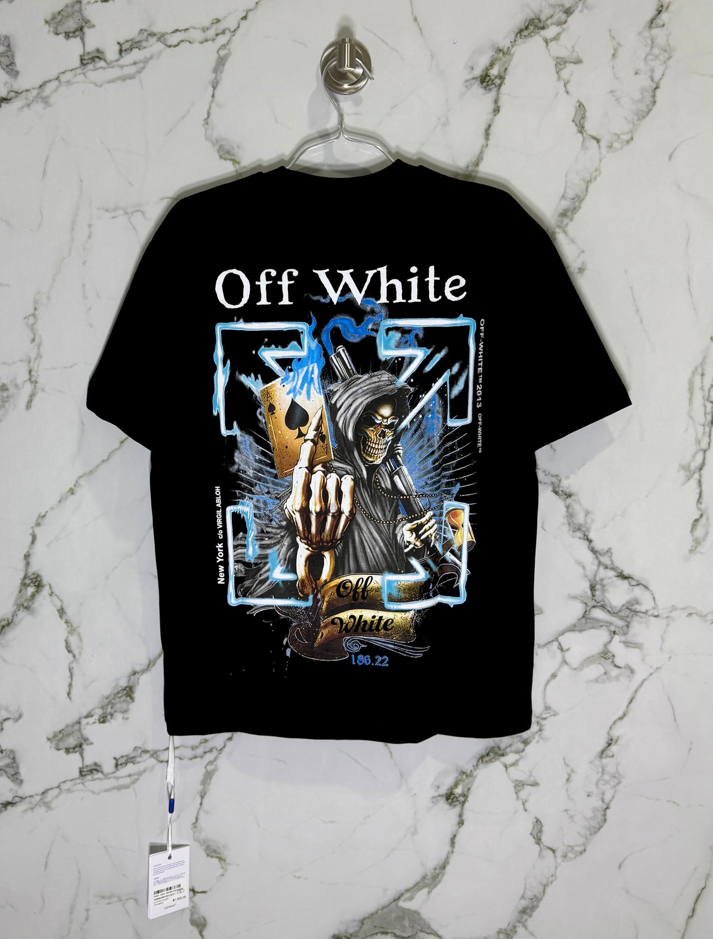 Off-White 100% Algodon Negro