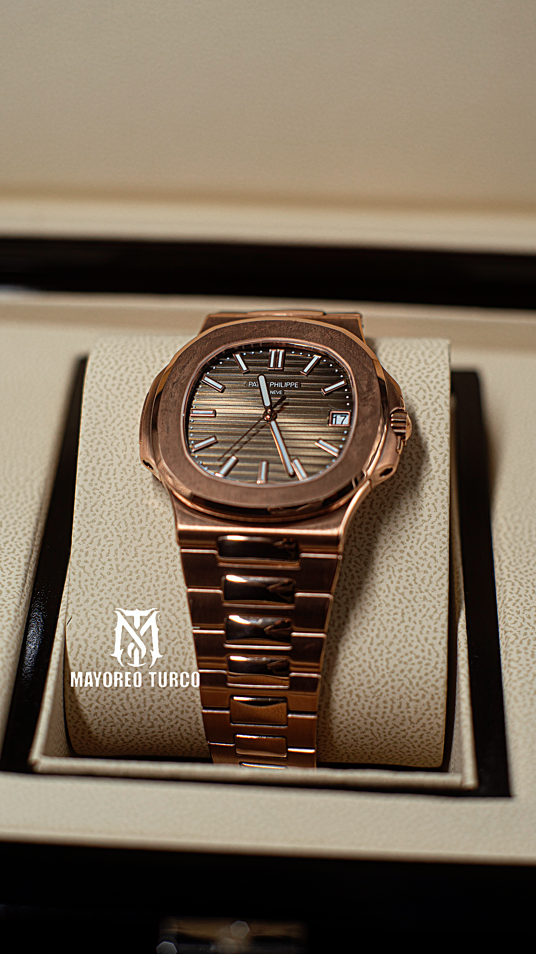 Patek Philippe Nautilus Rose Gold Brown Dial
