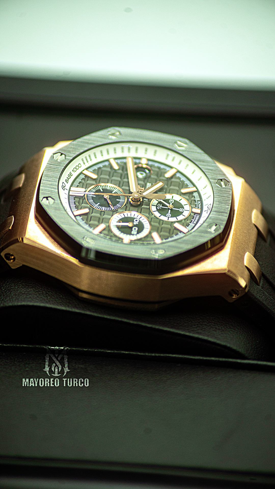 Audemars Piguet Royal Oak Offshore Chronograph Rose Gold Black Dial