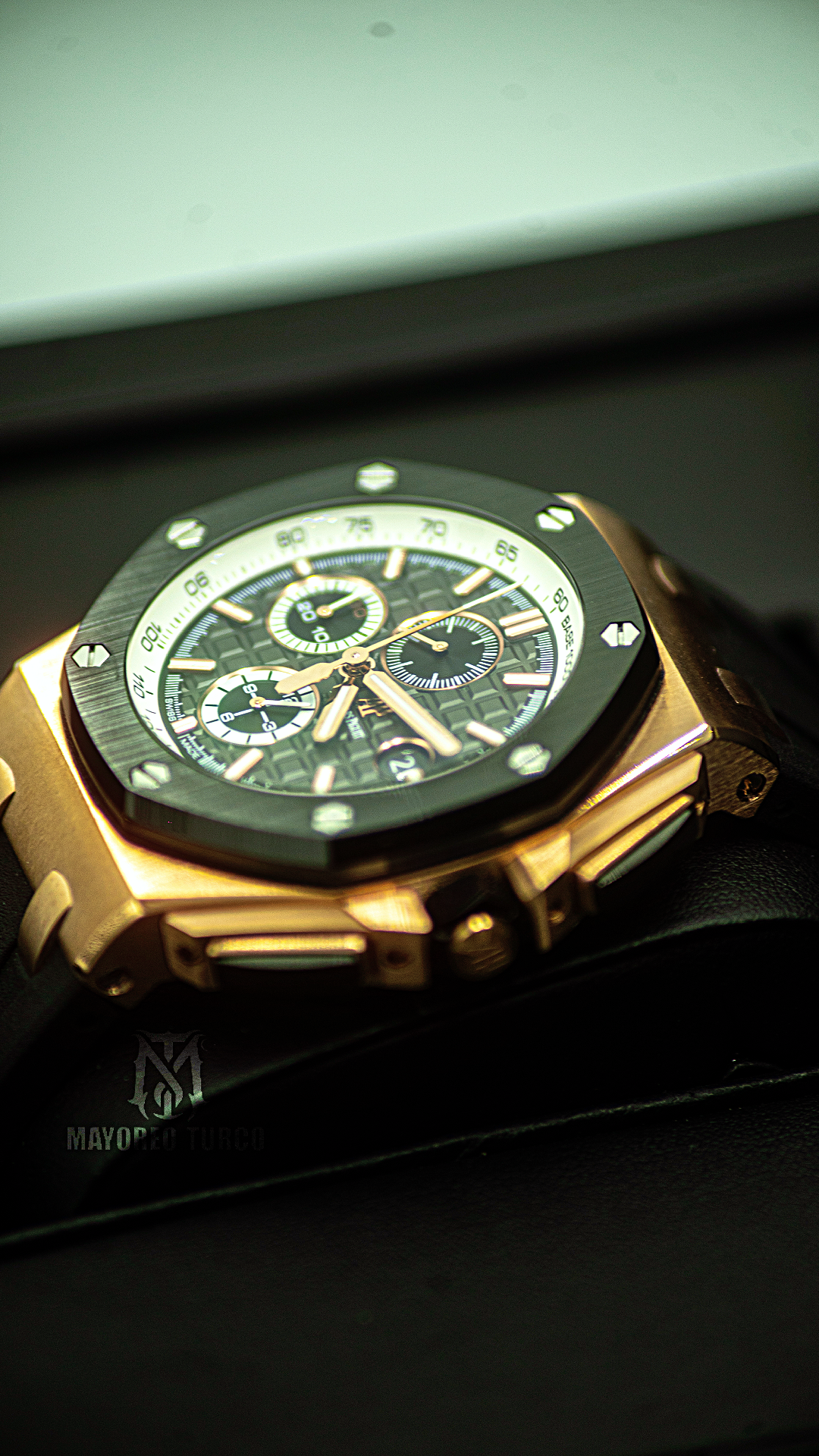 Audemars Piguet Royal Oak Offshore Chronograph Rose Gold Black Dial