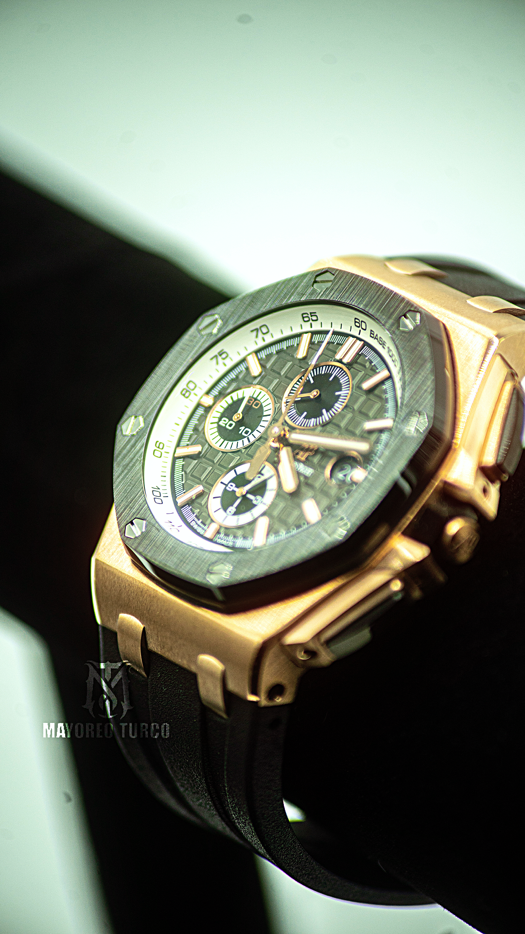 Audemars Piguet Royal Oak Offshore Chronograph Rose Gold Black Dial
