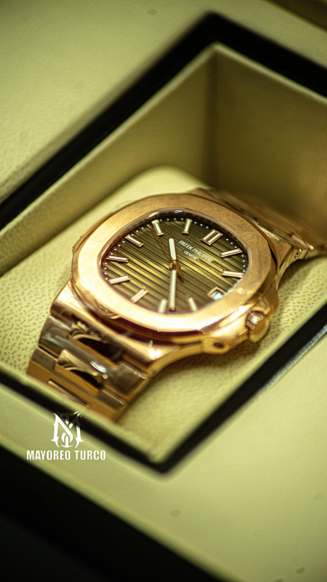 Patek Philippe Nautilus Rose Gold Brown Dial