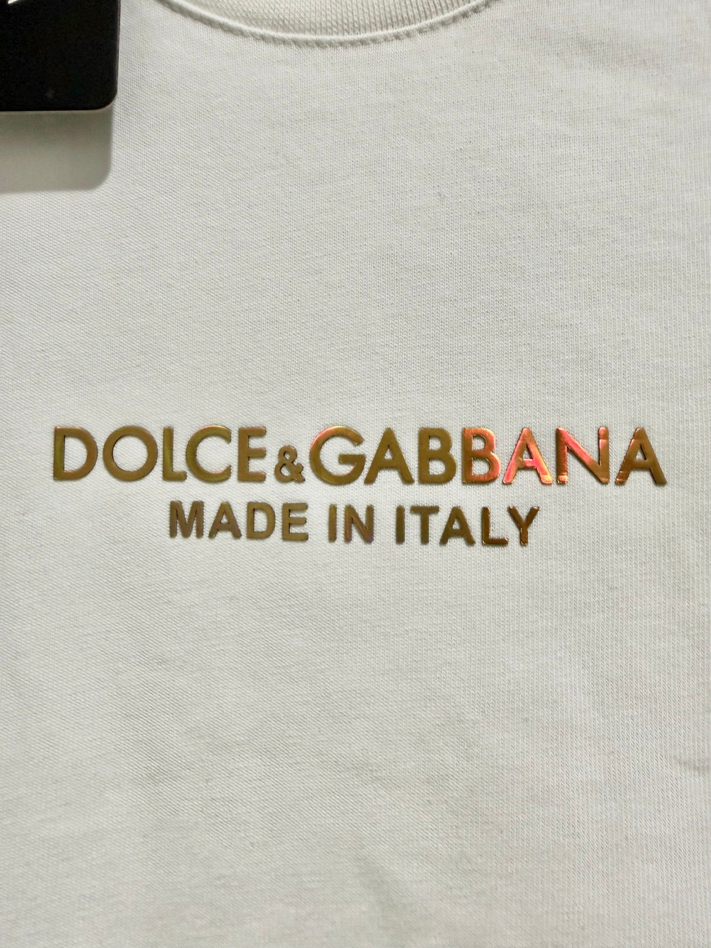 DOLCE&GABBANA 100% Algodon Blanco