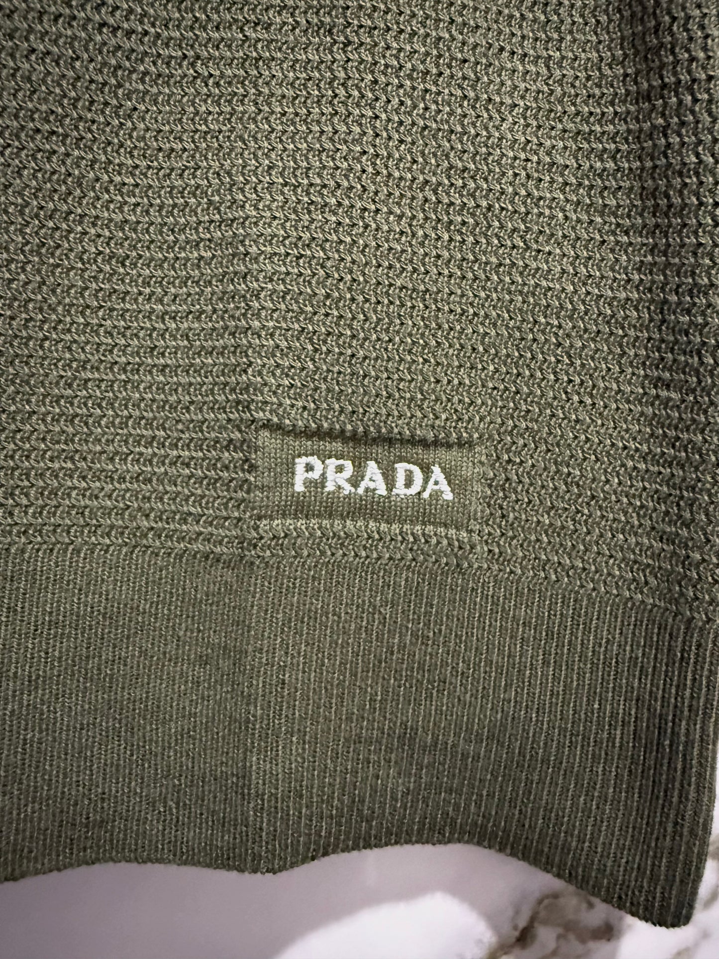 PRADA Calidad Alta Verde Militar