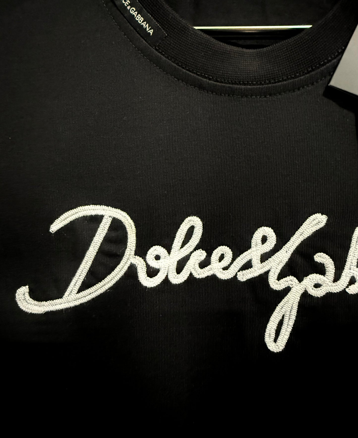 DOLCE&GABBANA 100% Algodon Negro