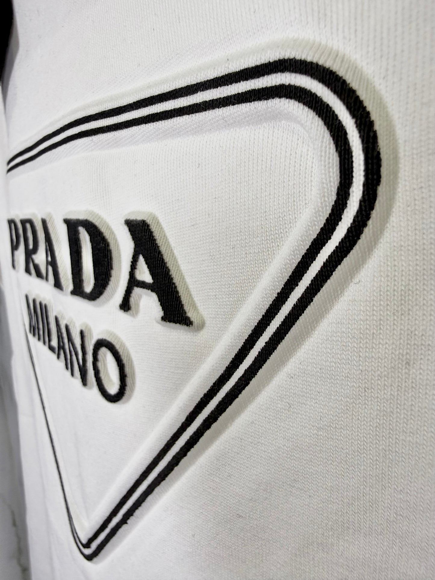 PRADA 100% Algodon Blanco