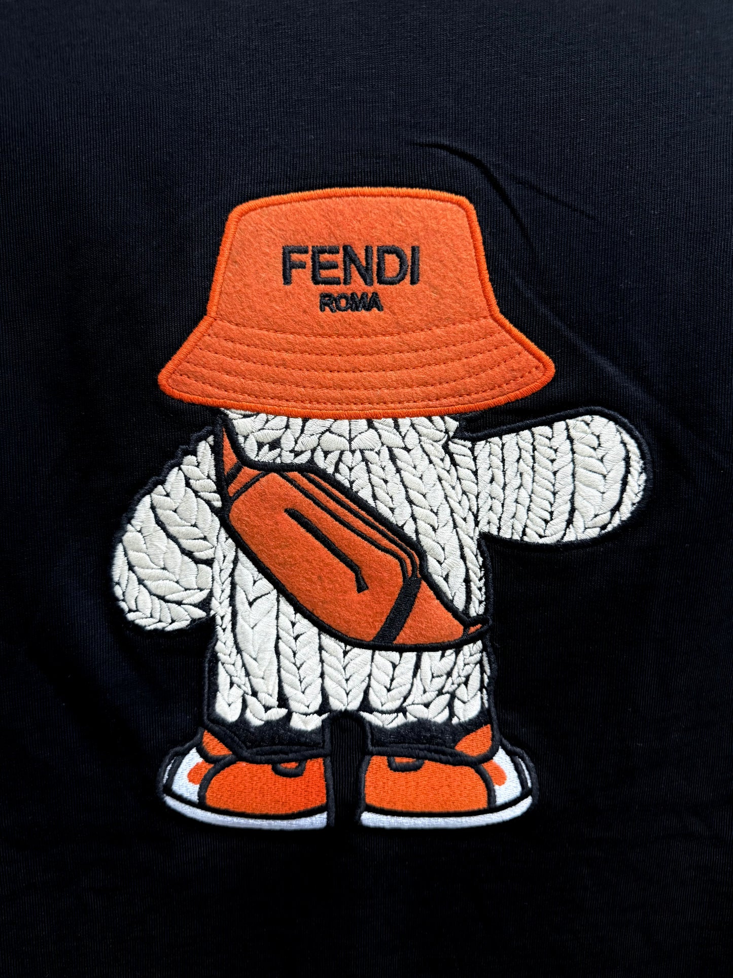 FENDI 100% Algodon Negro