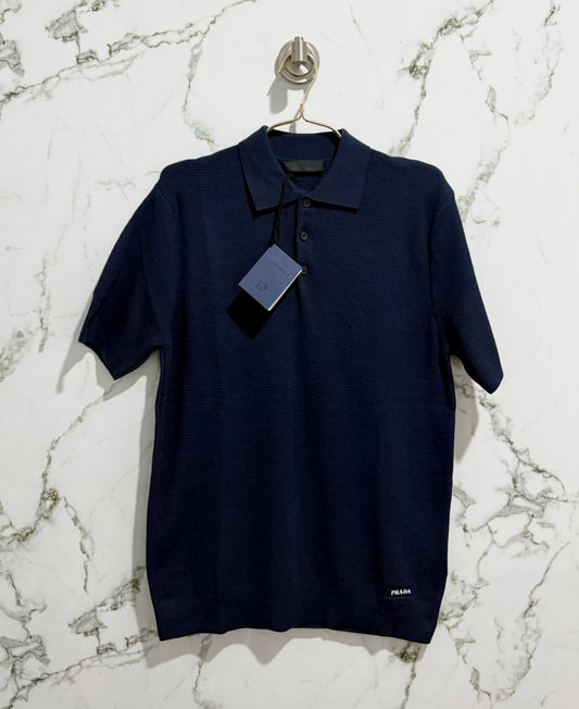 PRADA Polo Calidad Alta Azul