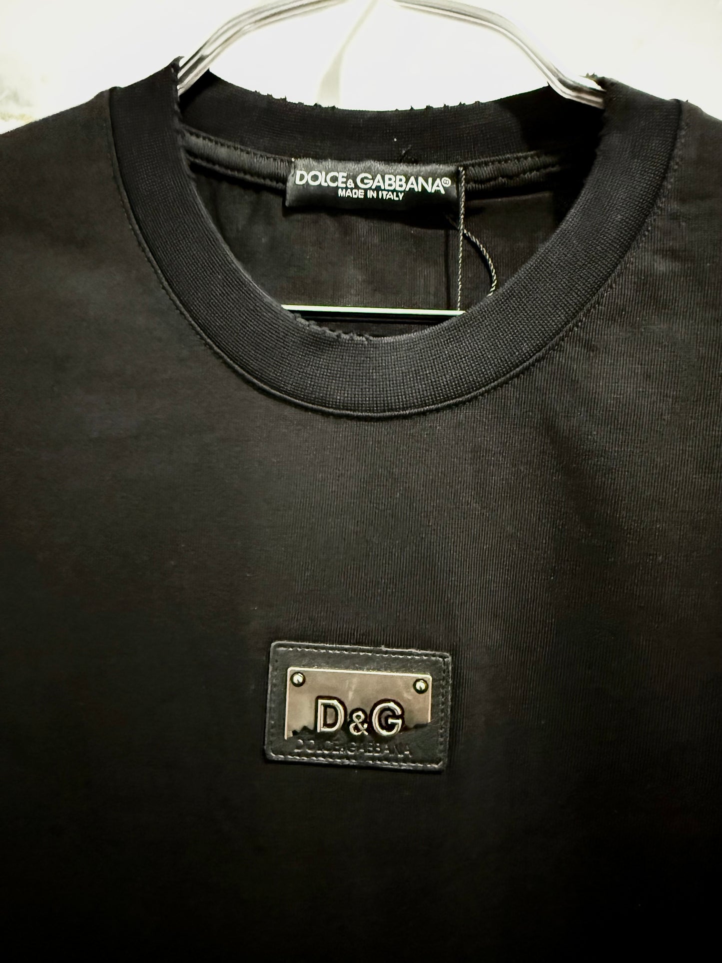 DOLCE&GABBANA 100% Algodon Negro