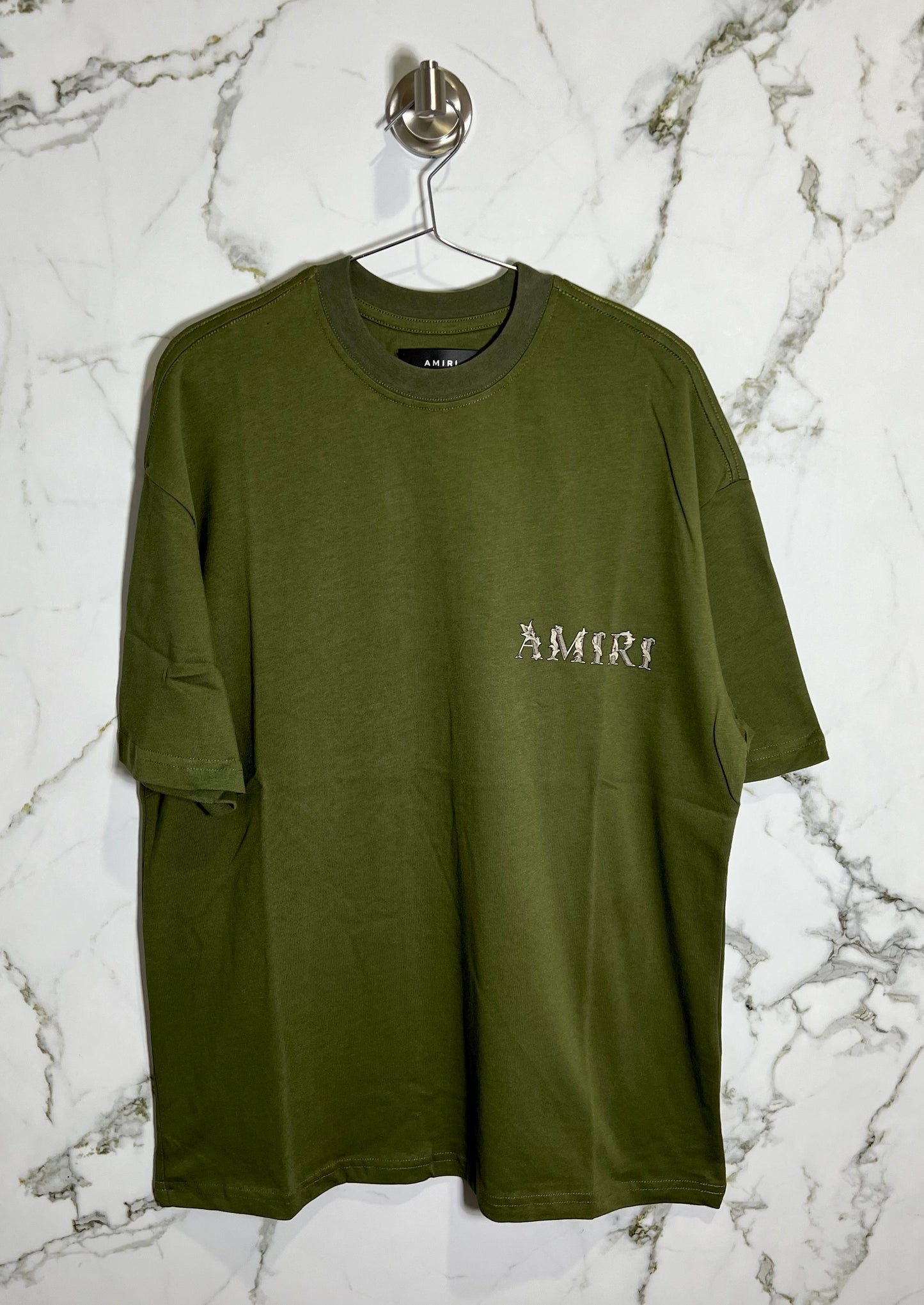 AMIRI 100% Algodon Verde Militar
