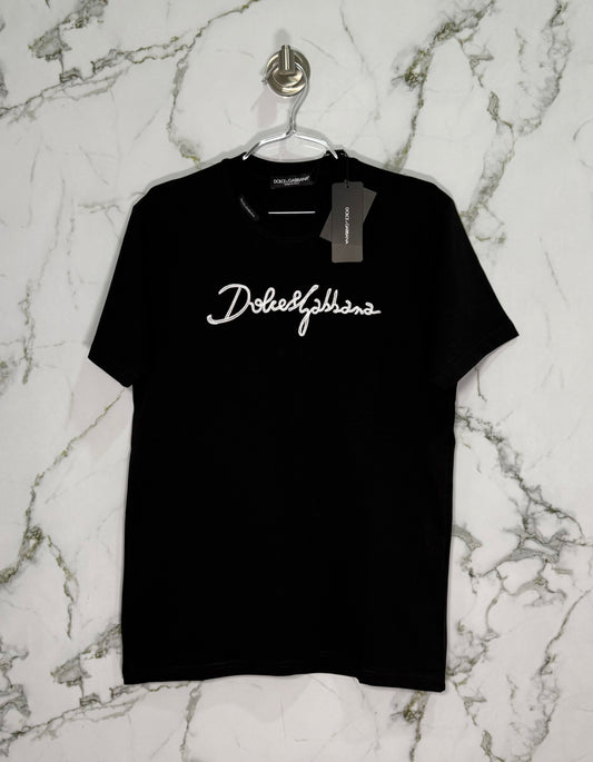 DOLCE&GABBANA 100% Algodon Negro