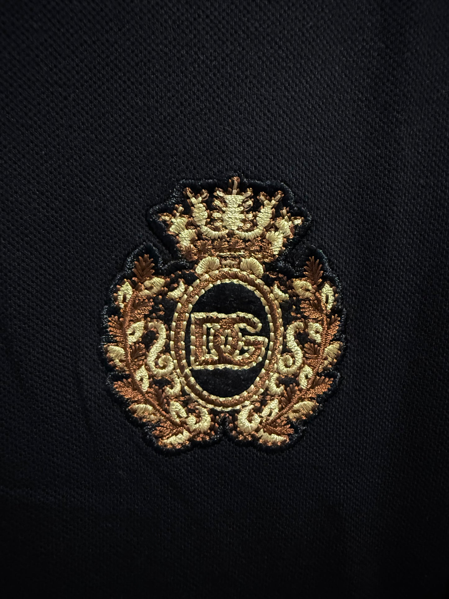 DOLCE&GABBANA Tipo Polo Algodon Negro