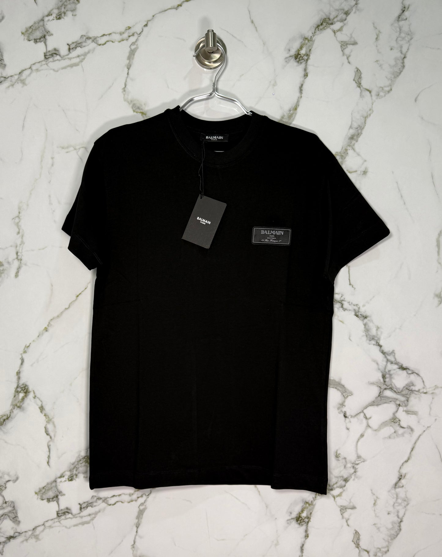 BALMAIN 100% Algodon Negro