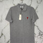 ami Tipo Polo Algodon Gris