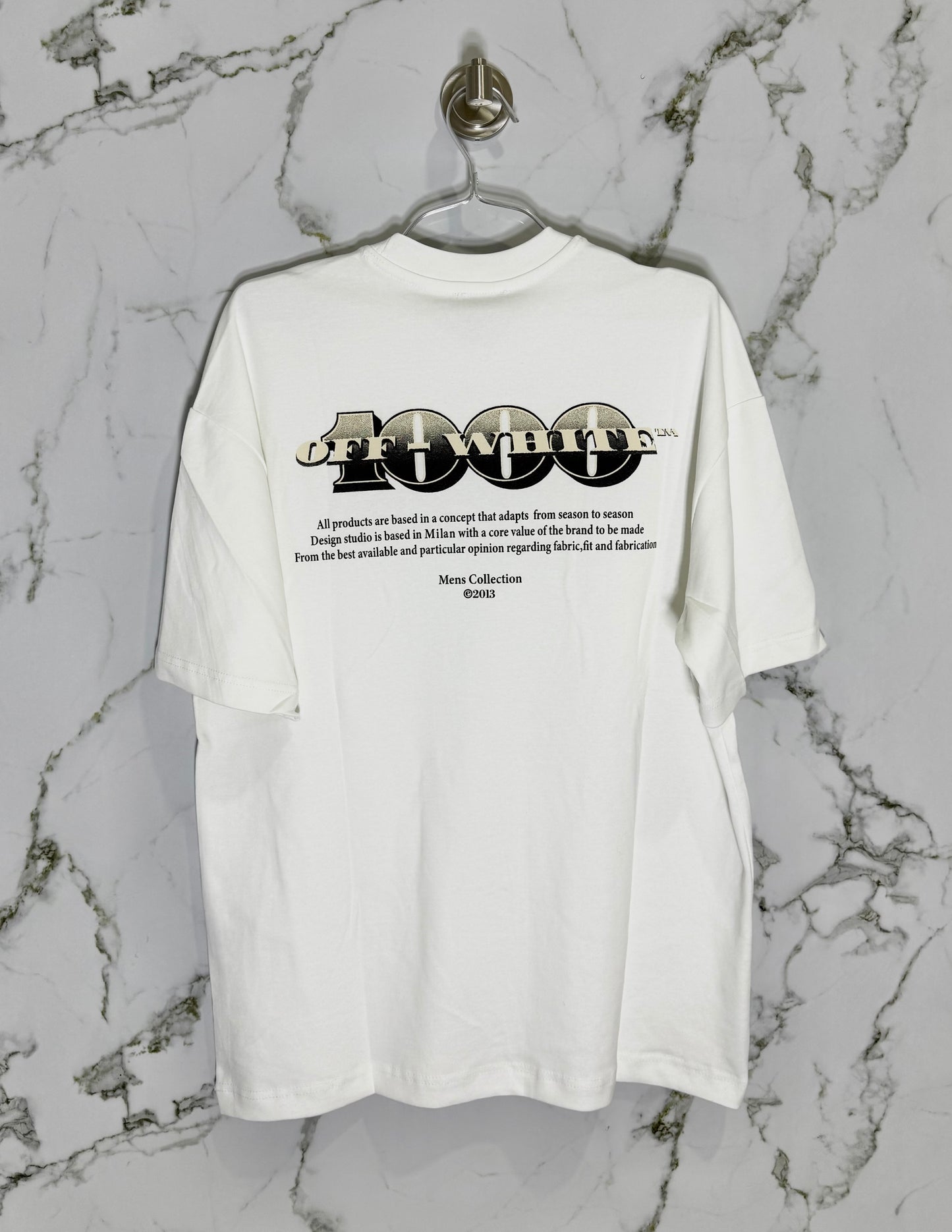 Off-White 100% Algodon Blanco
