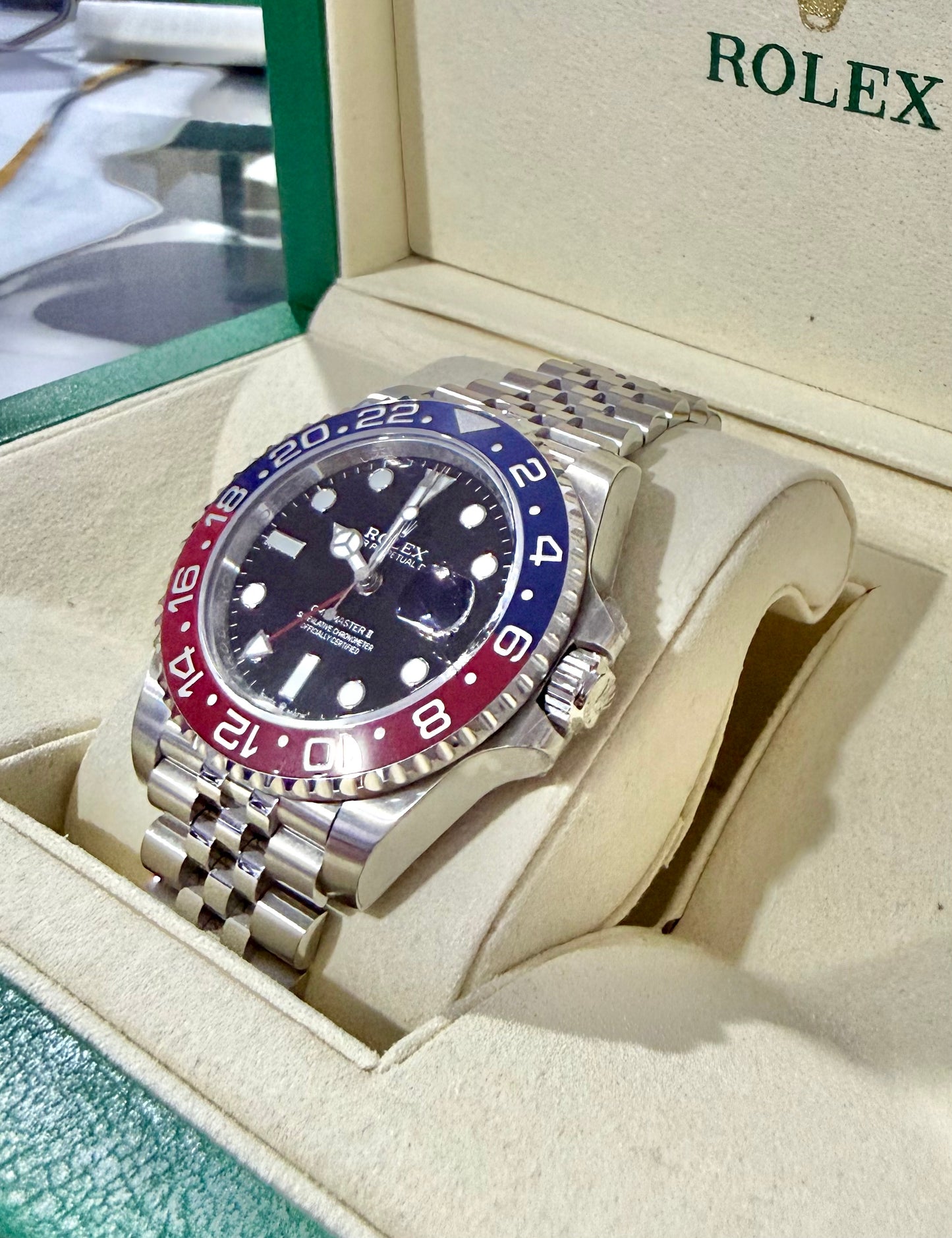 Reloj ROLEX GMT-Master II “Pepsi” Jubilee