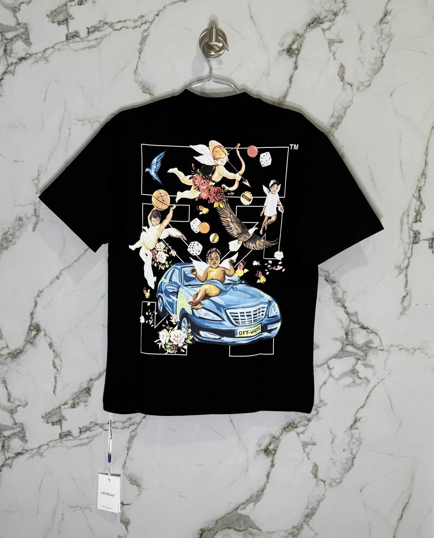 Off-White 100% Algodon Negro