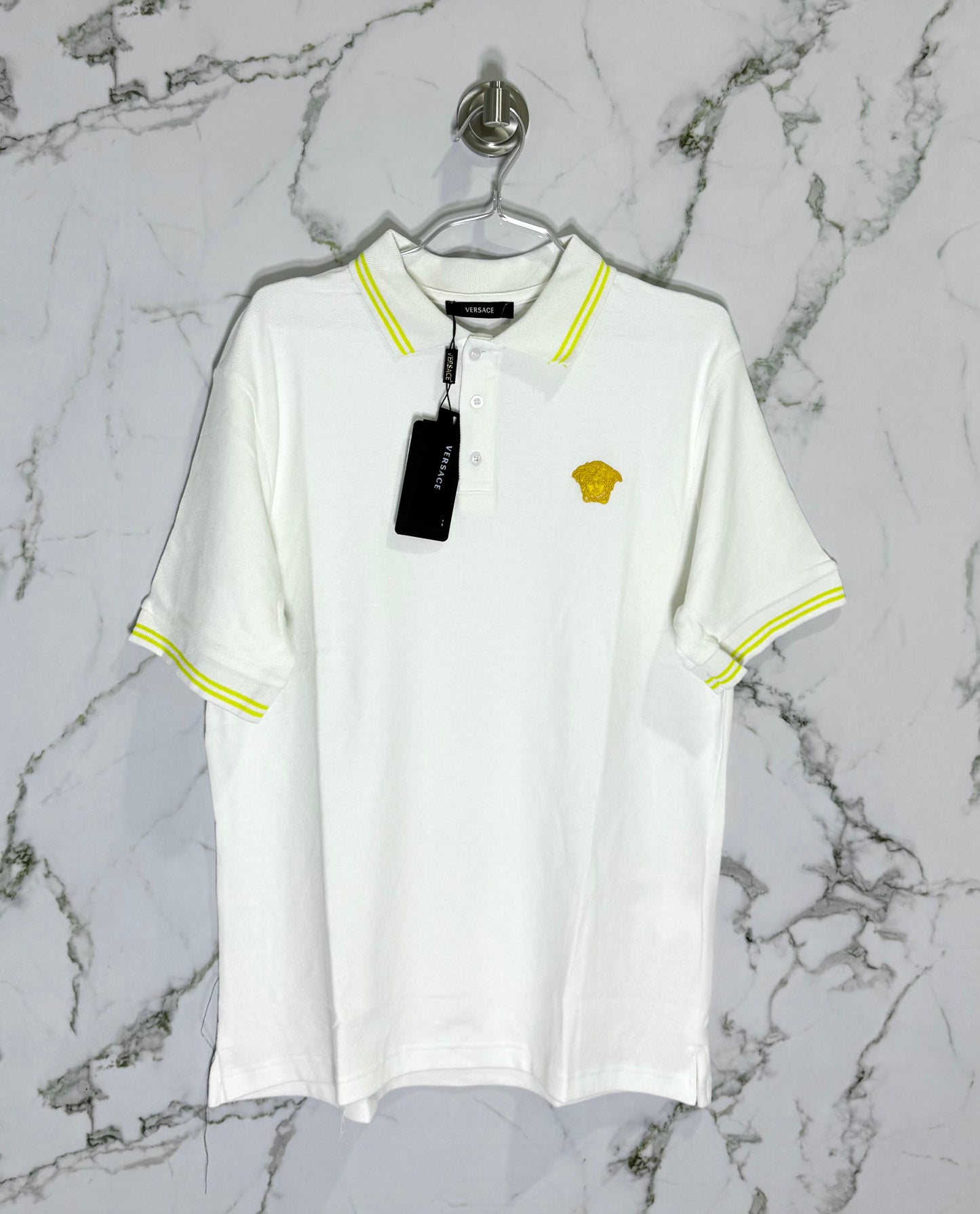 VERSACE Tipo Polo Algodon Blanco