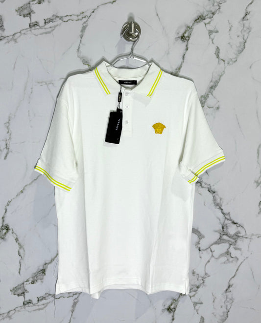 VERSACE Tipo Polo Algodon Blanco