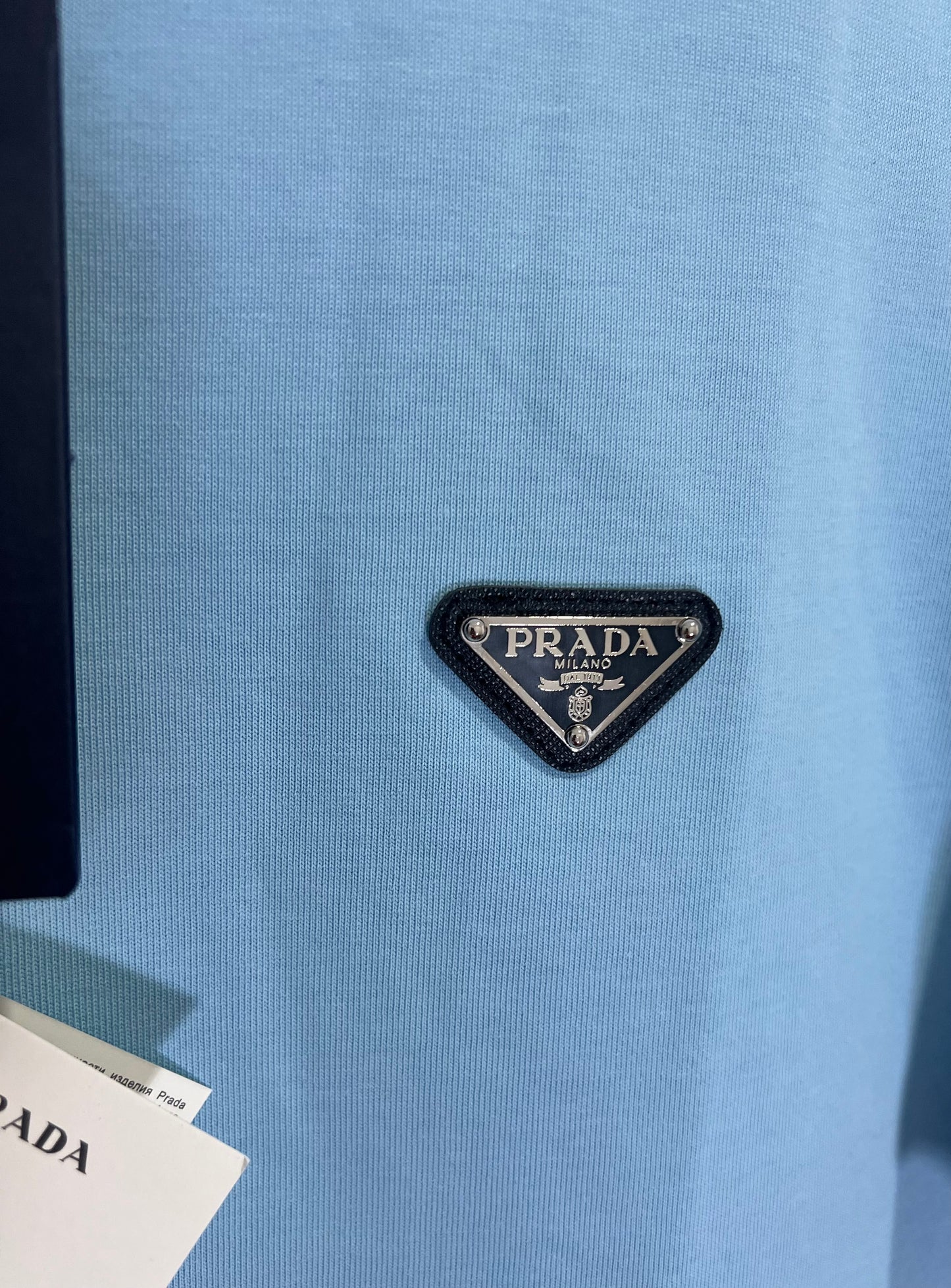 PRADA 100% Algodon Azul