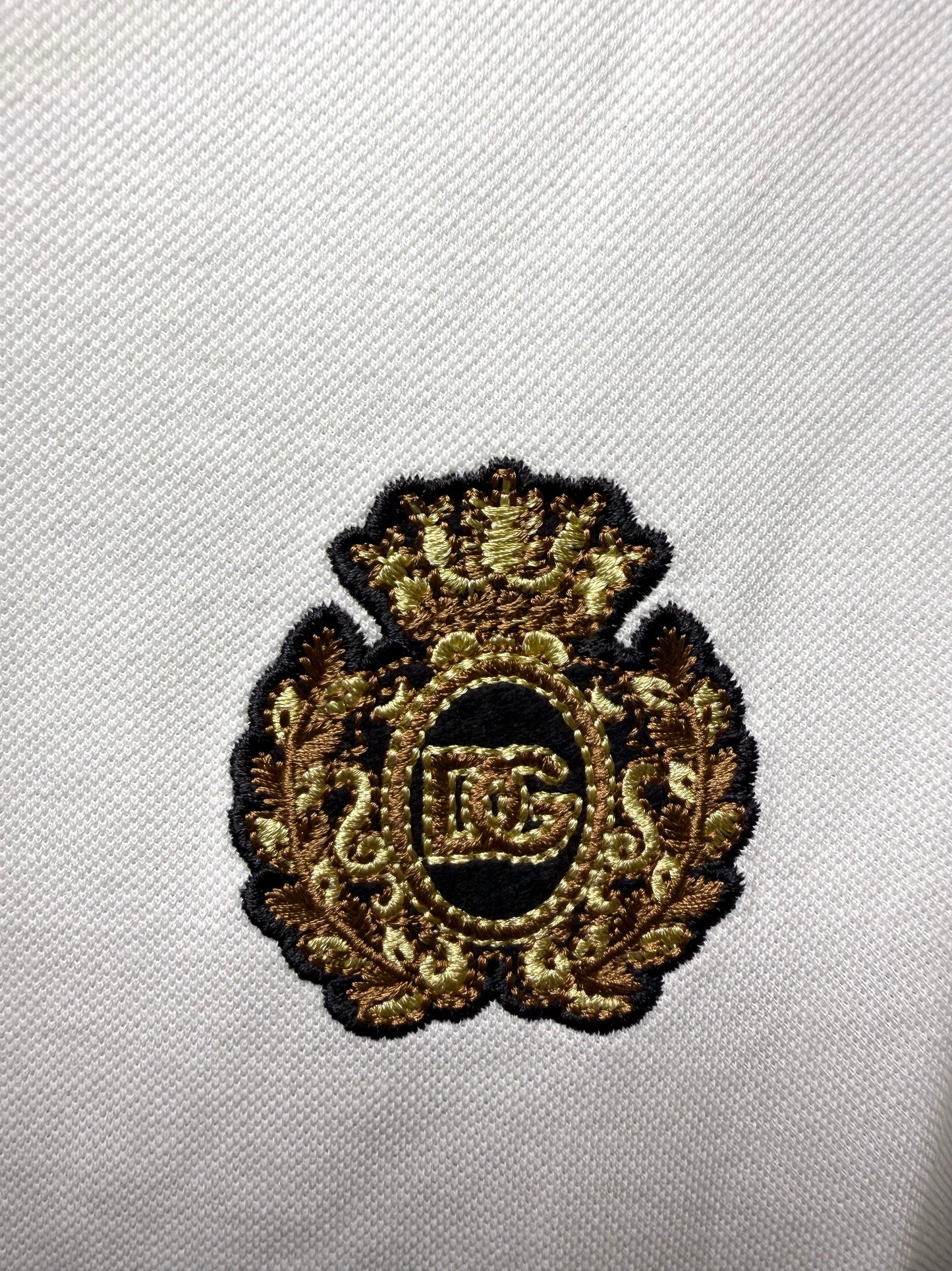 DOLCE&GABBANA Tipo Polo Algodon Blanco