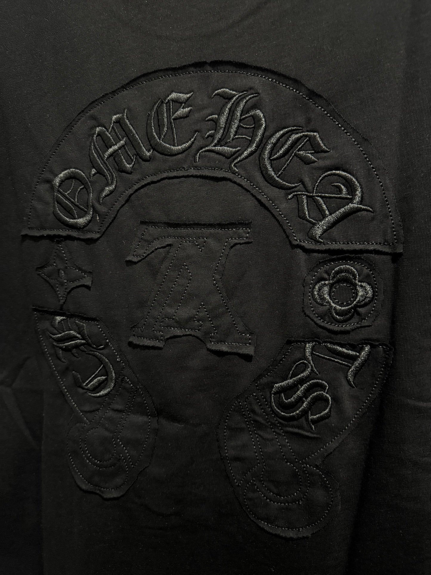 Louis Vuitton x Chrome Hearts 100% Algodon Negro