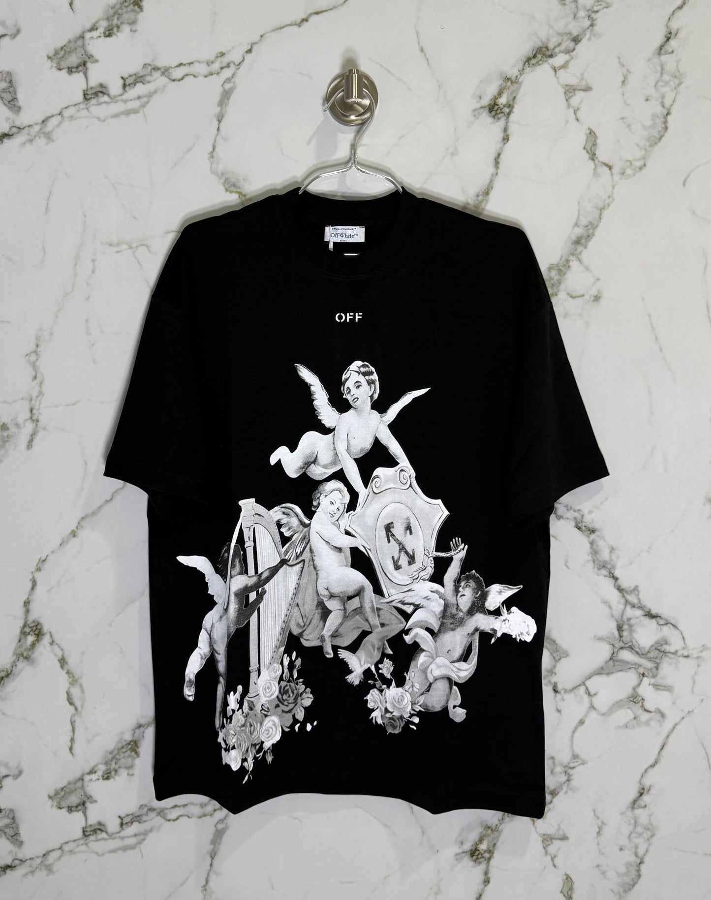 Off-White 100% Algodon Negro