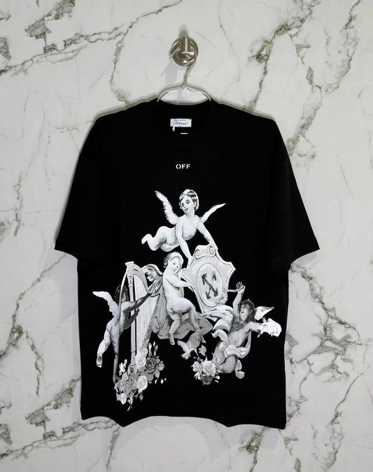 Off-White 100% Algodon Negro