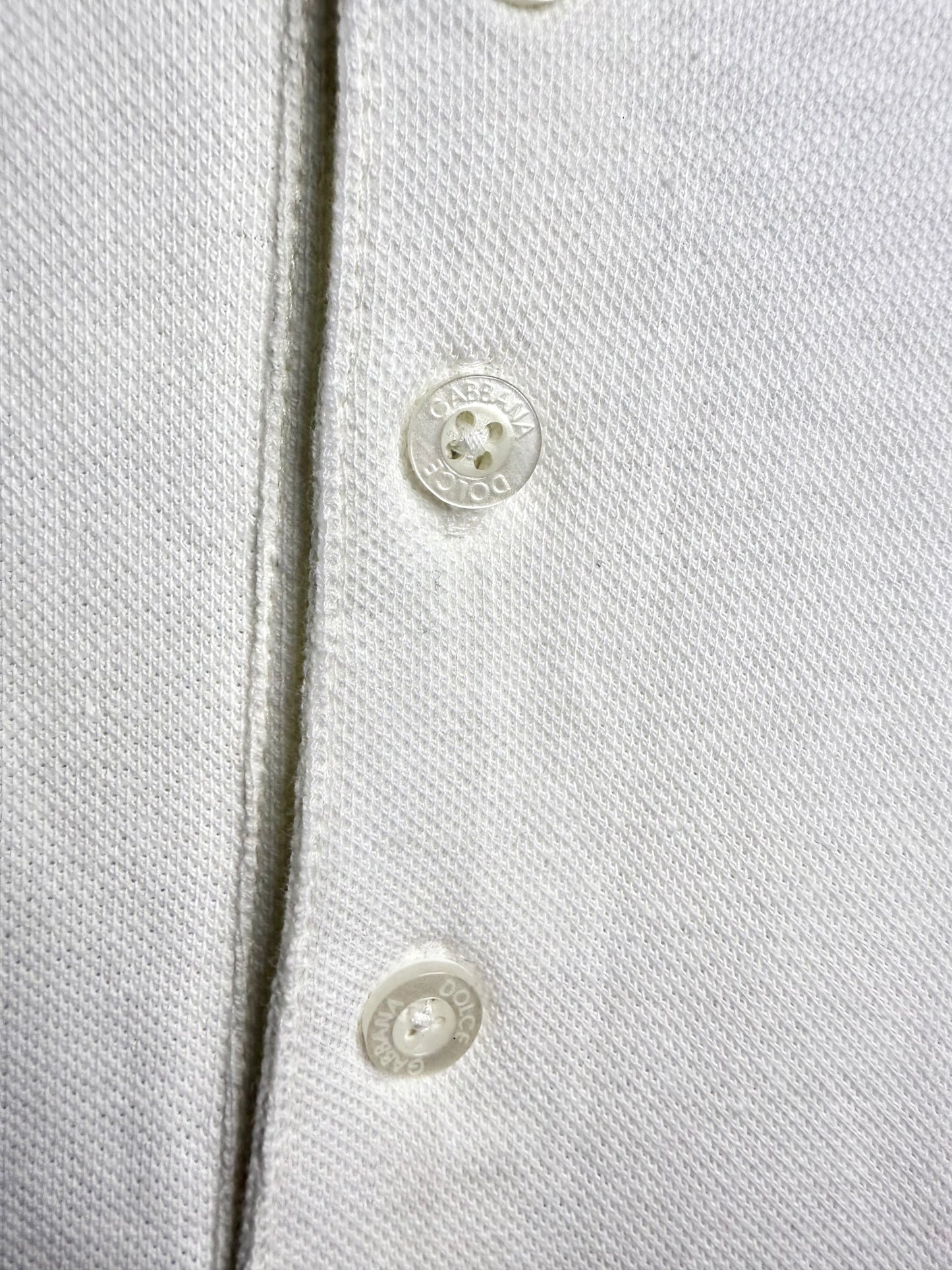 DOLCE&GABBANA Tipo Polo Algodon Blanco