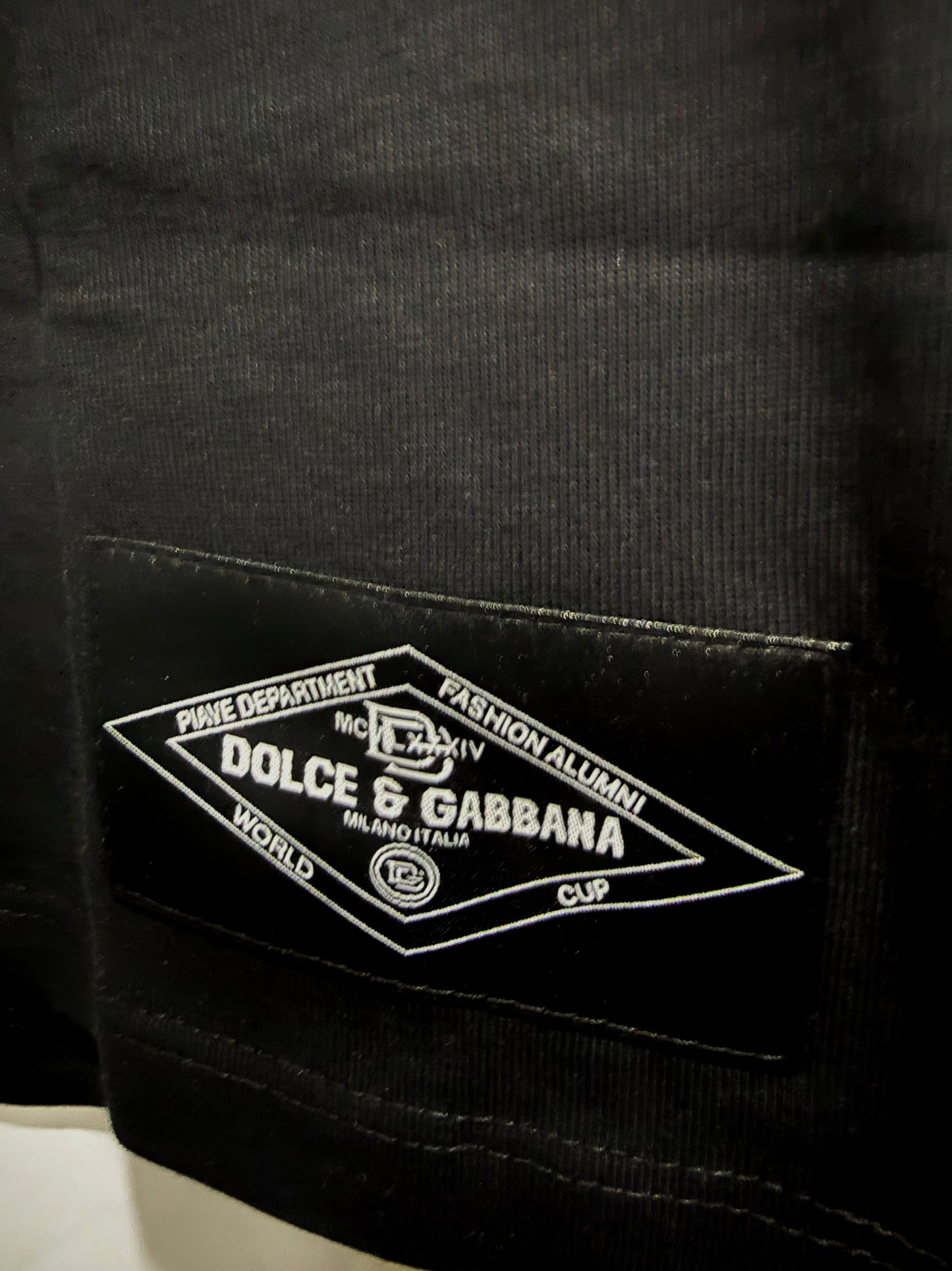 DOLCE&GABBANA 100% Algodon Negro