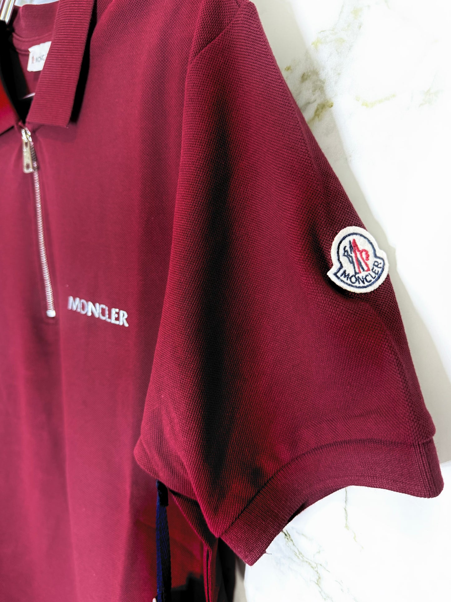 MONCLER Tipo Polo Algodon Tinto