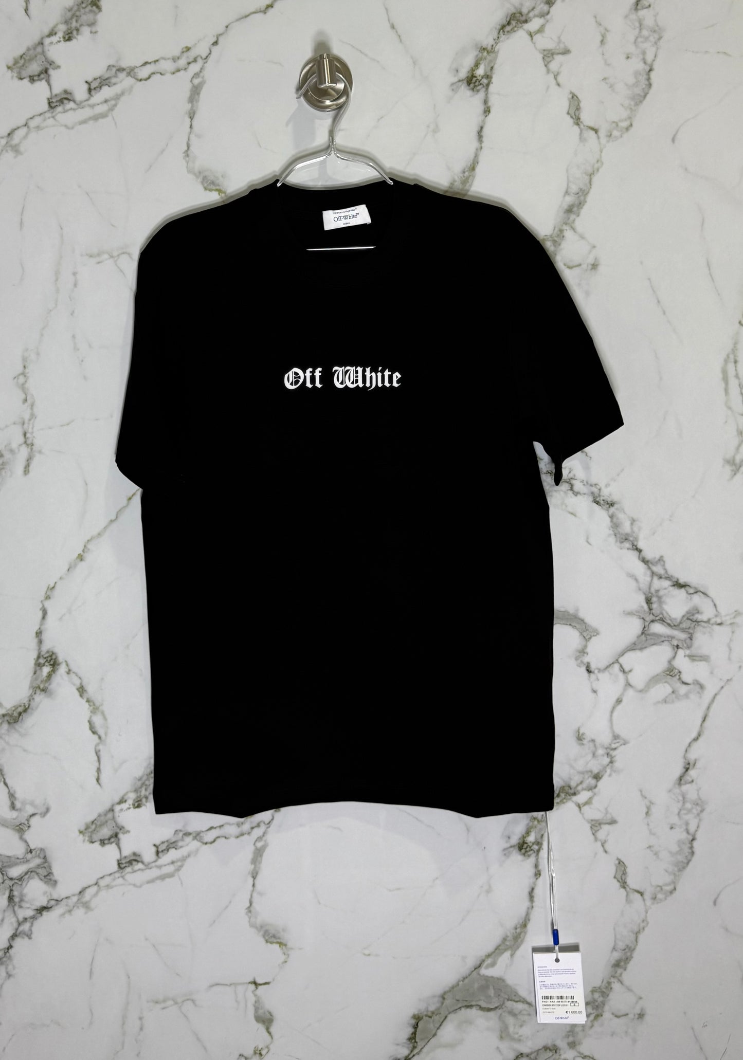 Off-White 100% Algodon Negro