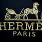 HERMES 100% Algodon Negro