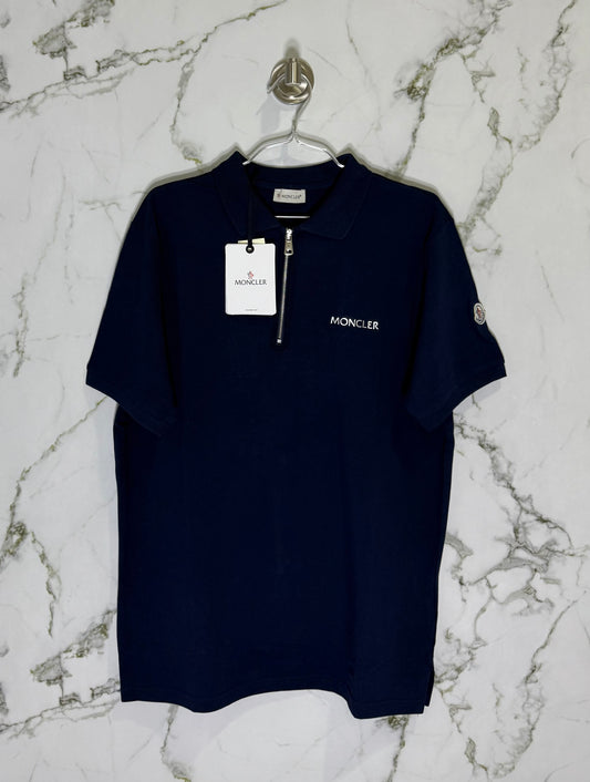 MONCLER Tipo Polo Algodon Azul