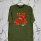 AMIRI 100% Algodon Acid Wash Verde