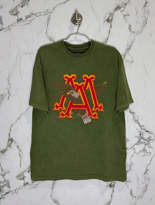 AMIRI 100% Algodon Acid Wash Verde