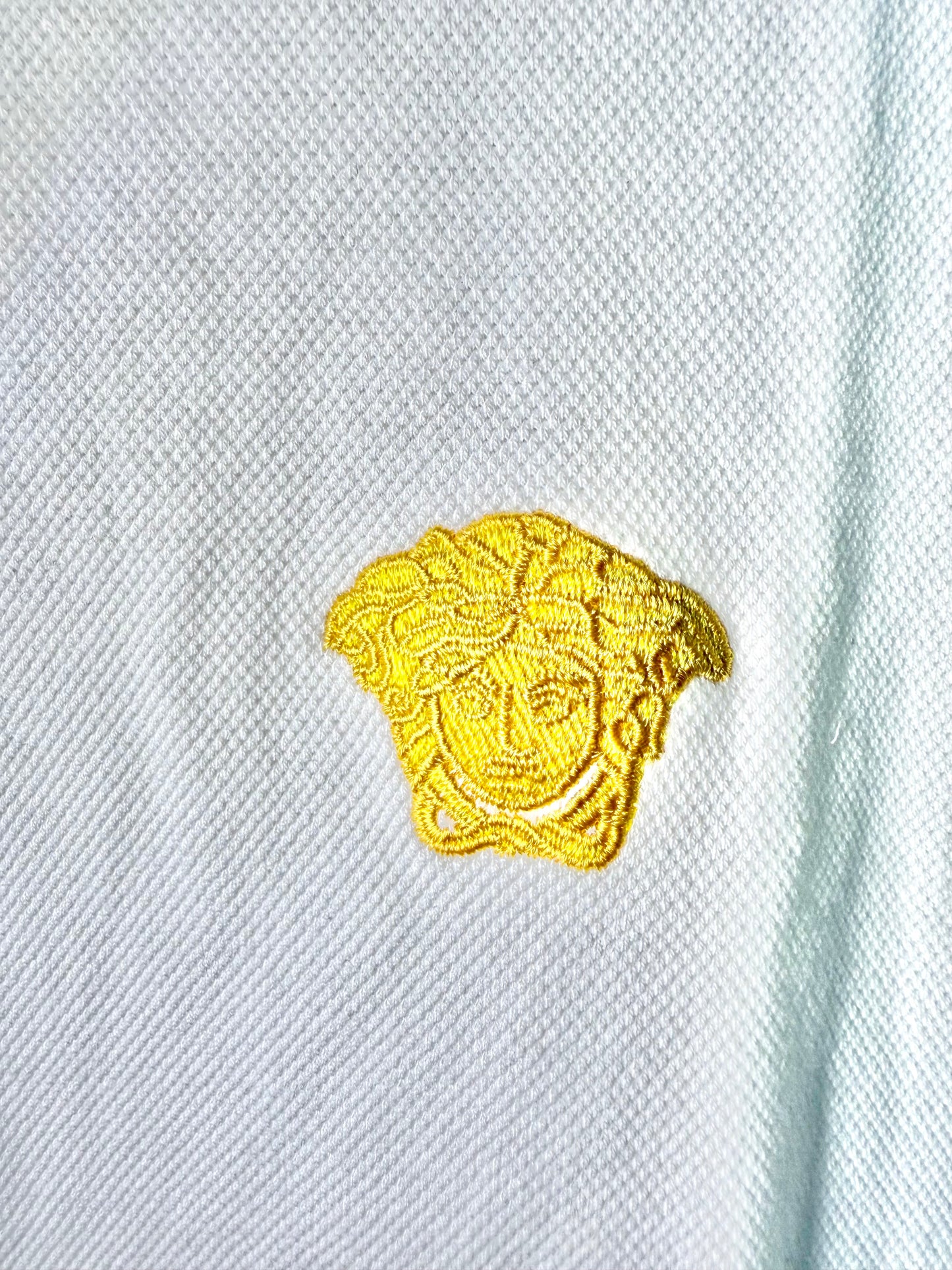 VERSACE Tipo Polo Algodon Blanco