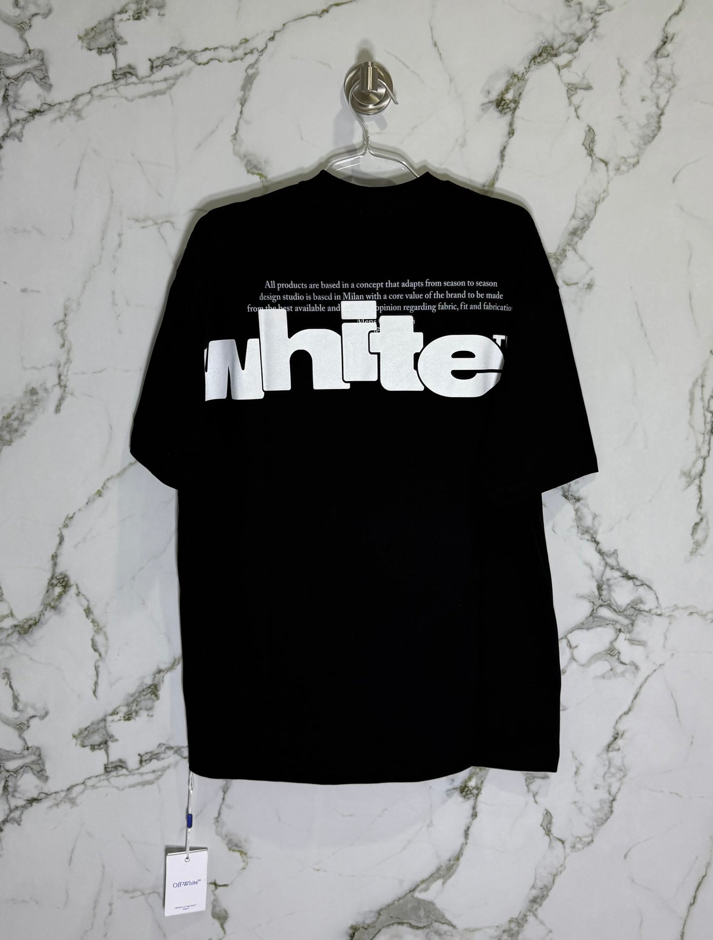 Off-White 100% Algodon Negro