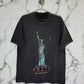 BALENCIAGA 100% Algodon Acid Wash Negro