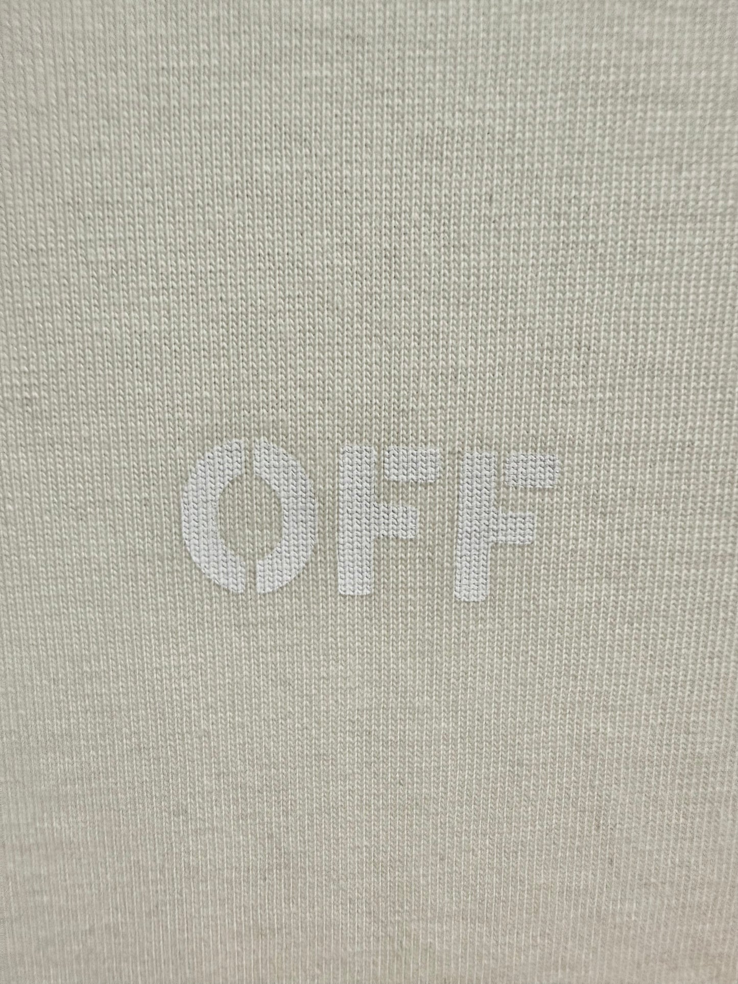 Off-White 100% Algodon Blanco