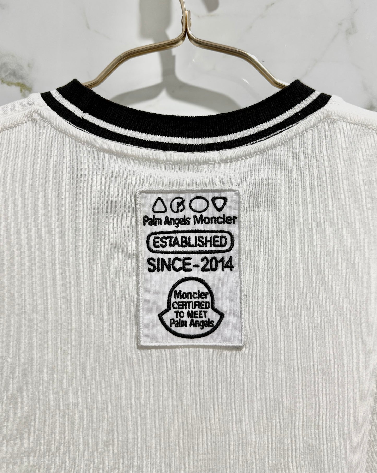 Palm Angels x Moncler Calidad Alta Blanco