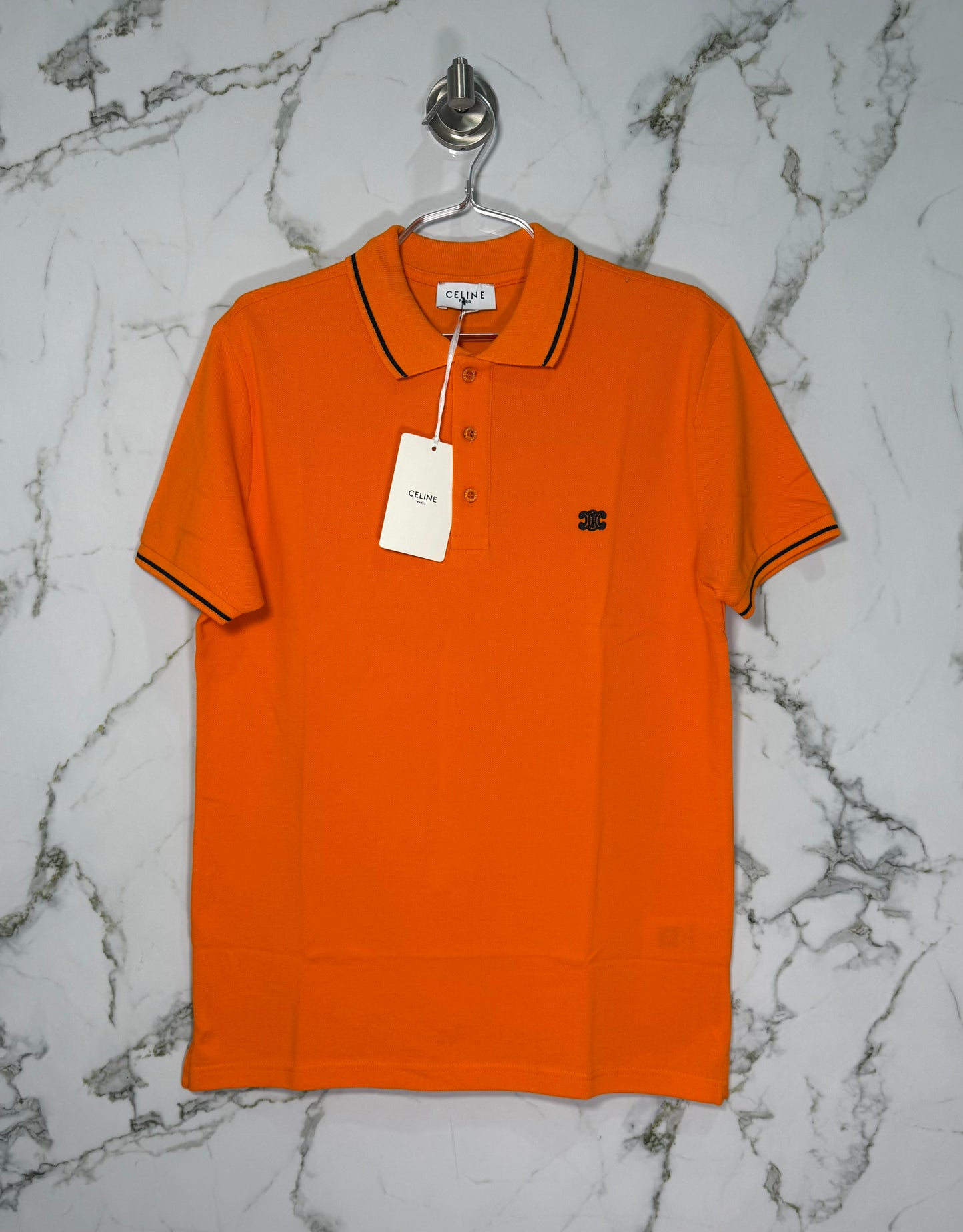 CELINE Tipo Polo Algodon Naranja
