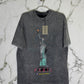 BALENCIAGA 100% Algodon Acid Wash Gris