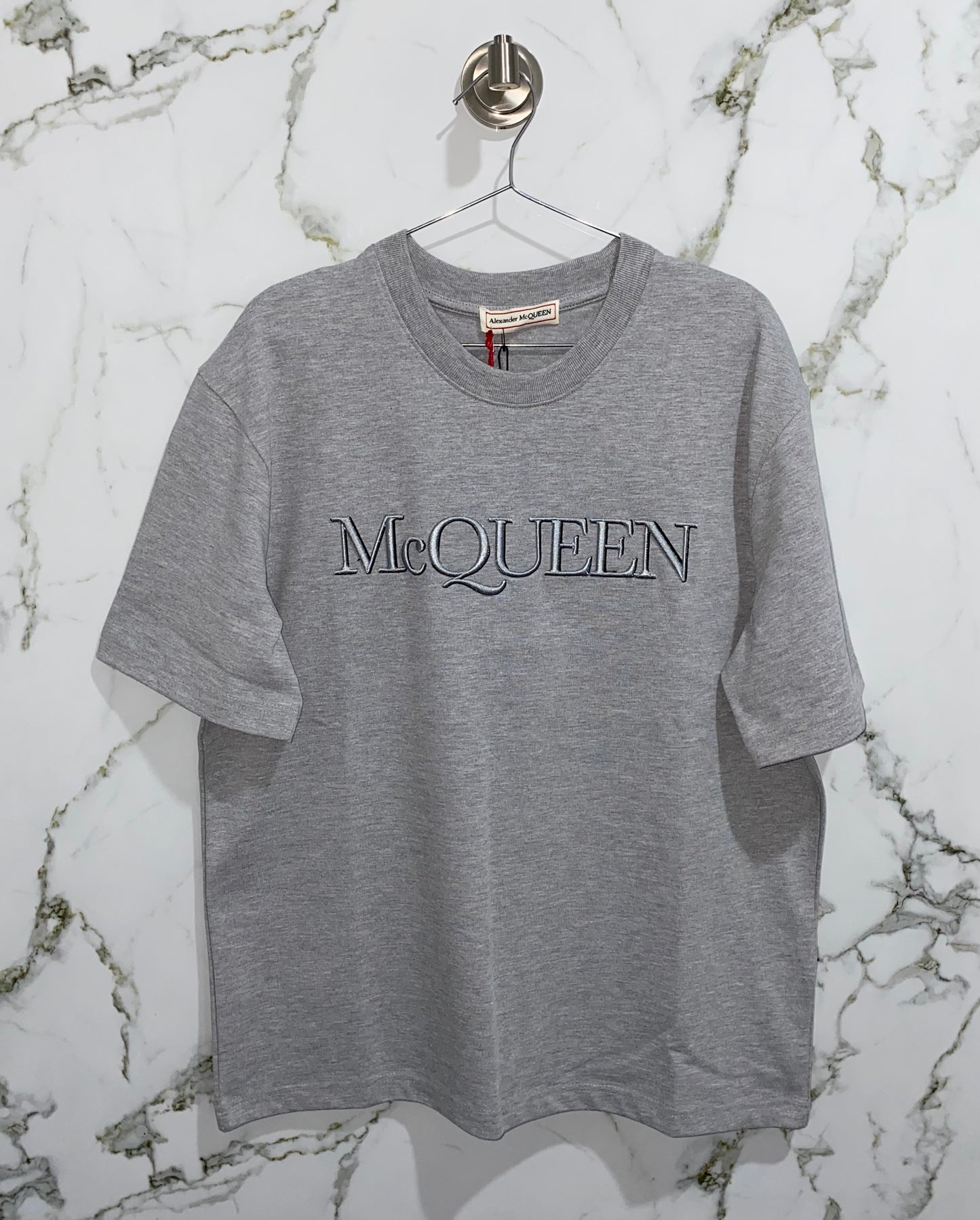 Alexander McQueen 100% Algodon Gris