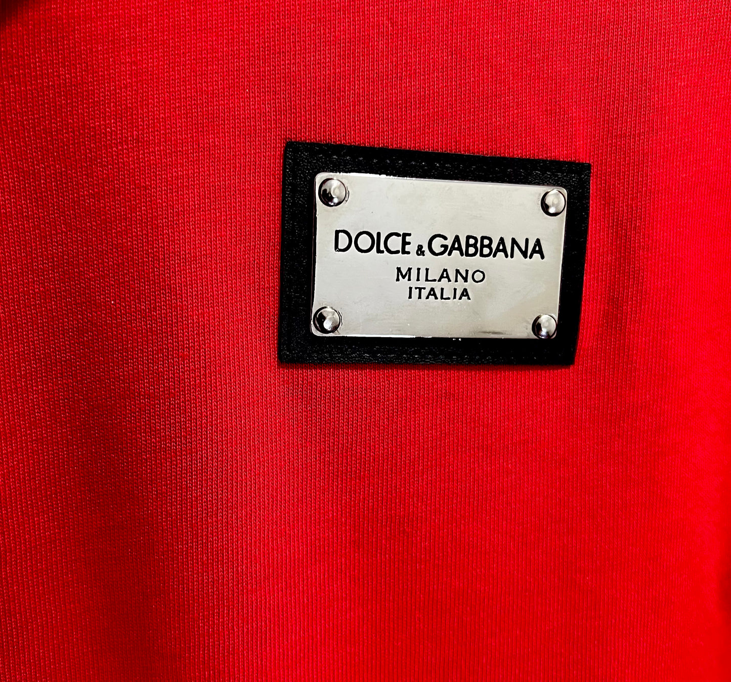 DOLCE&GABBANA 100% Algodon Rojo