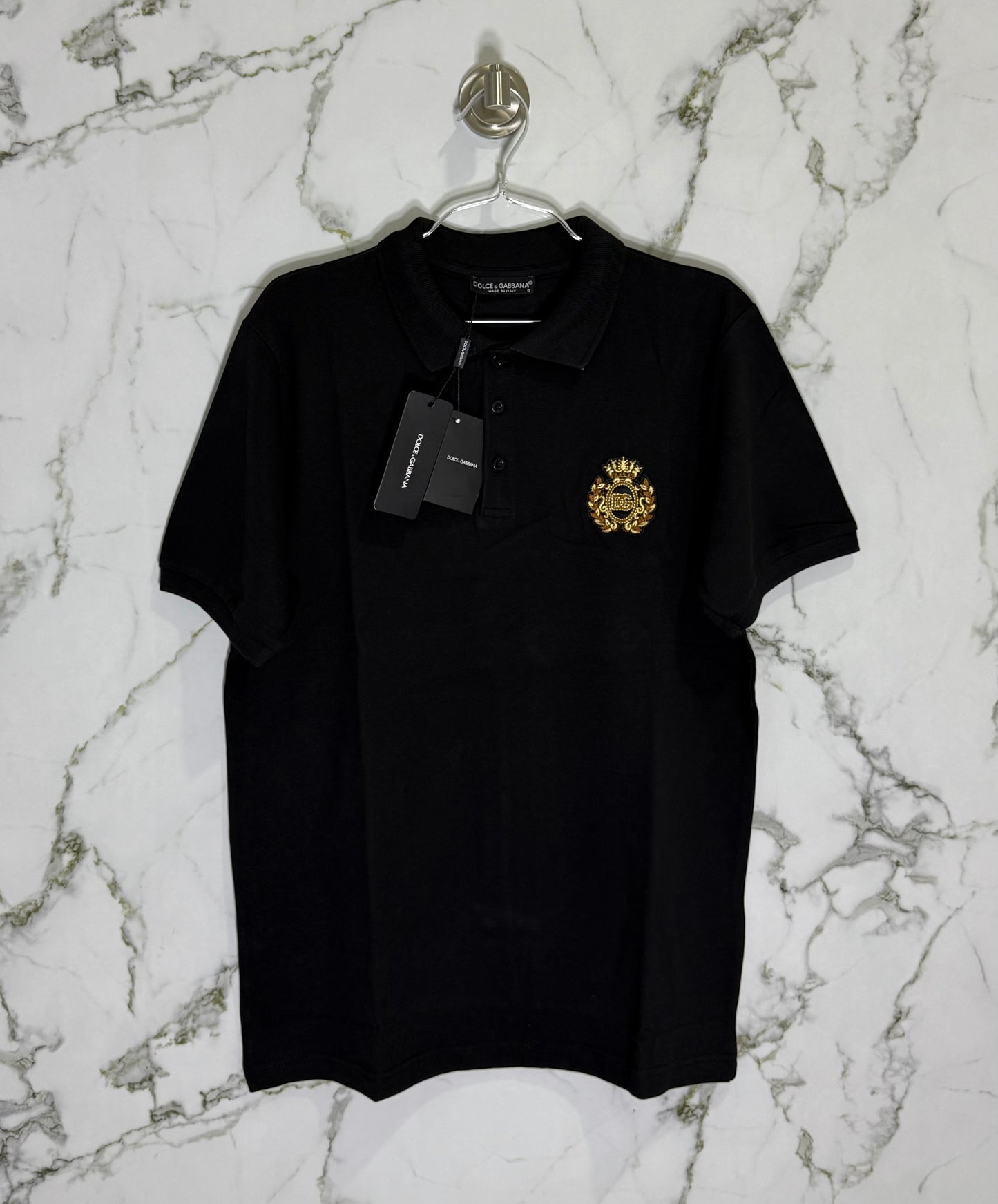 DOLCE&GABBANA Tipo Polo Algodon Negro