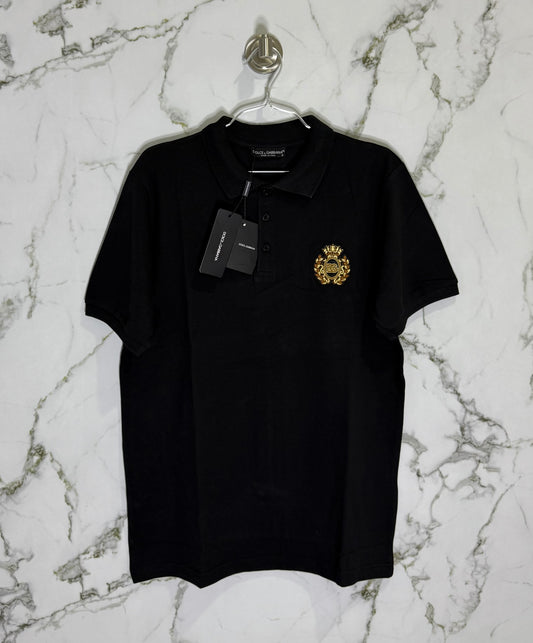 DOLCE&GABBANA Tipo Polo Algodon Negro