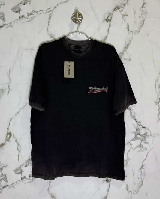 BALENCIAGA 100% Algodon Acid Wash Doble Vista